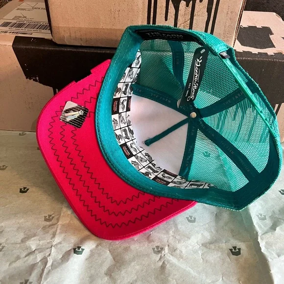 Goorin Bros Trucker Hat TIED TRIPPY FROG Drop NEW WITH TAG LIMITED EDITI… - Picture 4 of 8